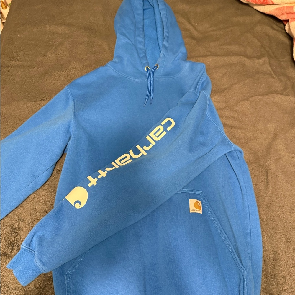Carhartt Blue Loose Fit Hoodie